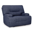 thumbnail image 6 of Signature Design by Ashley Furniture Acklen Place Navy Oversized Power Recliner, 6 of 12