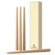 thumbnail image 1 of Set de 4 velas cónicas Pickood, 30 cm, color beige, sin goteo, 1 of 4