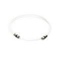 thumbnail image 2 of 12 Foot White - Solid Copper Coax Cable - RG6 Coaxial Cable with Connectors, F81 / RF, Digital Coax for Audio/Video, Cable TV, Antenna, Internet, & Satellite, 12 Feet (3.6 Meter), 2 of 9