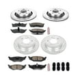 thumbnail image 3 of PowerStop Front and Rear Z23 Evolution Sport Carbon-Fiber Ceramic Brake Pad and Drilled & Slotted Rotor Kit Fits: CHRYSLER DODGE Select Models K6178, 3 of 10