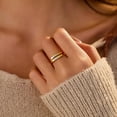 thumbnail image 2 of 925 Sterling Silver Inspirational Jewelry Rings for Women Adjustable Wrap Open Rings Heart Ring Personality Encouragement Gift to Daughter Birthday Christmas Gifts for Couple Men, 2 of 12