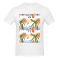 thumbnail image 4 of Bingfone Gnome And Surfing Men'S Loose Fit Short-Sleeve Pocket T-Shirt, 4 of 7