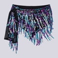 thumbnail image 3 of DHFJKG Belly Dance Skirts For Women Sequins Bohemian Hip Scarf Jazz Belly Dance Performance Mini Stylish Skirt, 3 of 3