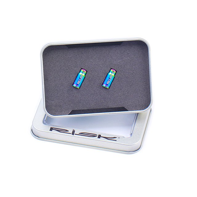 Ciclismo RISK MTB Road Bike Valve Caps Set Cubierta de válvula de neumático a prueba de polvo (Multi FV) Ehuebsd Para estrenar