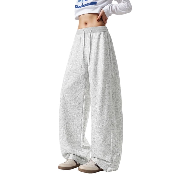 Bibifish Womens Athletic Pants Wide Leg Everyday Spring Summer Lightweight Workout Casual Bottom