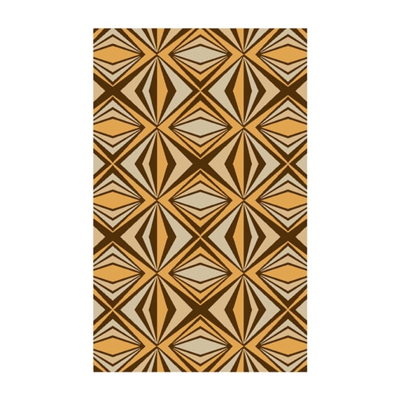 Surya Voyages Retro Geometric Area Rug