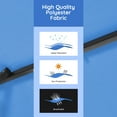 thumbnail image 6 of Gymax 9 ft Patio Table Market Umbrella Yard Outdoor w/ 32 Solar LED Lights Blue, 6 of 10