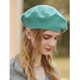thumbnail image 3 of CoCopeaunt French Wool Beret Hat Women Winter Casual Warm Cap Girls Ladies Retro Artist Painter Hat with Sequins, 3 of 7