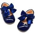thumbnail image 2 of Toddler Baby Little Girl Shoes Non-Slip Sole Ballet Flats Mary Jane Crib Princess Shoes Girl Dress Shoes Party School Wedding Shoes(Toddler/Little Kids), 2 of 7
