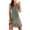 Army Green, variant on Womens Plus Size Summer Dress Fashion Crew Neck Sleeveless Tank Dress Casual Color Block Mini Dress Beach Holiday Sundress