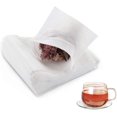 thumbnail image 1 of WWS-400 PCS Tea Bags Disposable Drawstring Tea infusers Loose Leaf Tea Filter Bags Safety & Natural Material,for Loose Tea Herbs Spice Bags for Brew Tea Cold Brew Coffee (7x9cm) (White), 1 of 4