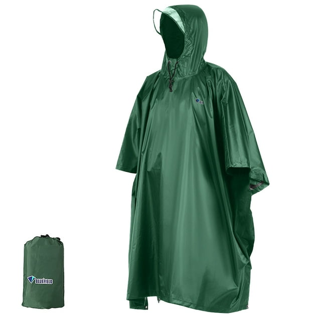 Poncho de Pluie Imperméable avec Capuche, Léger, pour Cyclisme, Randonnée, Veste à Capuche, Poncho de Moto, Tapis de Pique-Nique