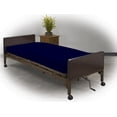 thumbnail image 2 of Hospital Twin Extra Long 100% Cotton Jersey Sheet Set - Soft and Comfy - by Crescent Bedding -Twin XL Navy Blue, 2 of 4