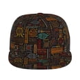 thumbnail image 2 of Bingfone Baseball Cap,Snapback Trucker Hat for Men & Women with Adjustable-Polynesian Turtles, 2 of 9