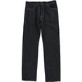 thumbnail image 1 of Levi's Mens Original 501 Regular Straight Leg Jeans, darkblue, 42W x 30L, 1 of 3