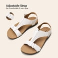 thumbnail image 6 of DREAM PAIRS Women's Comfort Walking Sandals Arch Support Athletic Sandals with Adjustable Straps Ergonomic Non-Slip Outdoor Strappy Sandals, 6 of 8