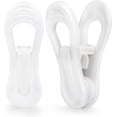 thumbnail image 1 of Plastic Hanger Clips, 24 Pack Hanger Clips- Strong Pinch Grip Finger Clips for Plastic Clothes Hangers, Multi-Purpose Hanger Clips, 1 of 7