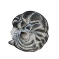 thumbnail image 5 of Hi-Line -Tabby Dreams: Enchanting Black & White Polyresin Sleeping Cat Figurine, 5 of 6