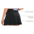 thumbnail image 4 of Falda CRZ YOGA Plisada para Tenis con Bolsillos Negra, 4 of 7