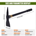 thumbnail image 4 of Pickaxe Hoe Gardening Tools Pick Axes for Digging Multi-Function Detachable Camping Tactical Shovel Survival Tools for Outdoor, 4 of 12