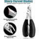 thumbnail image 2 of Professional Podiatrist Toe Nail Clippers - Thick & Ingrown Toe Nail Clippers for Men & Seniors - Super Sharp Curved Blades - Pedicure Cutters, 2 of 2