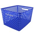 thumbnail image 1 of Woven Basket, Large, Blue, 1 of 1