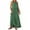 Green #43, variant on Solid Color Halter Ruffle Maxi Dress for Women Sleeveless Casual 2024 Ruched Long Dress Navy S