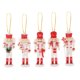 thumbnail image 1 of Adornos de nueces de , 12,5 CM de Navidad nueces colgante decorativo colgante para árbol de Navidad títere juguetes regalos decoración 5 piezas Sunnimix Baterista de cascanueces de madera, 1 of 8