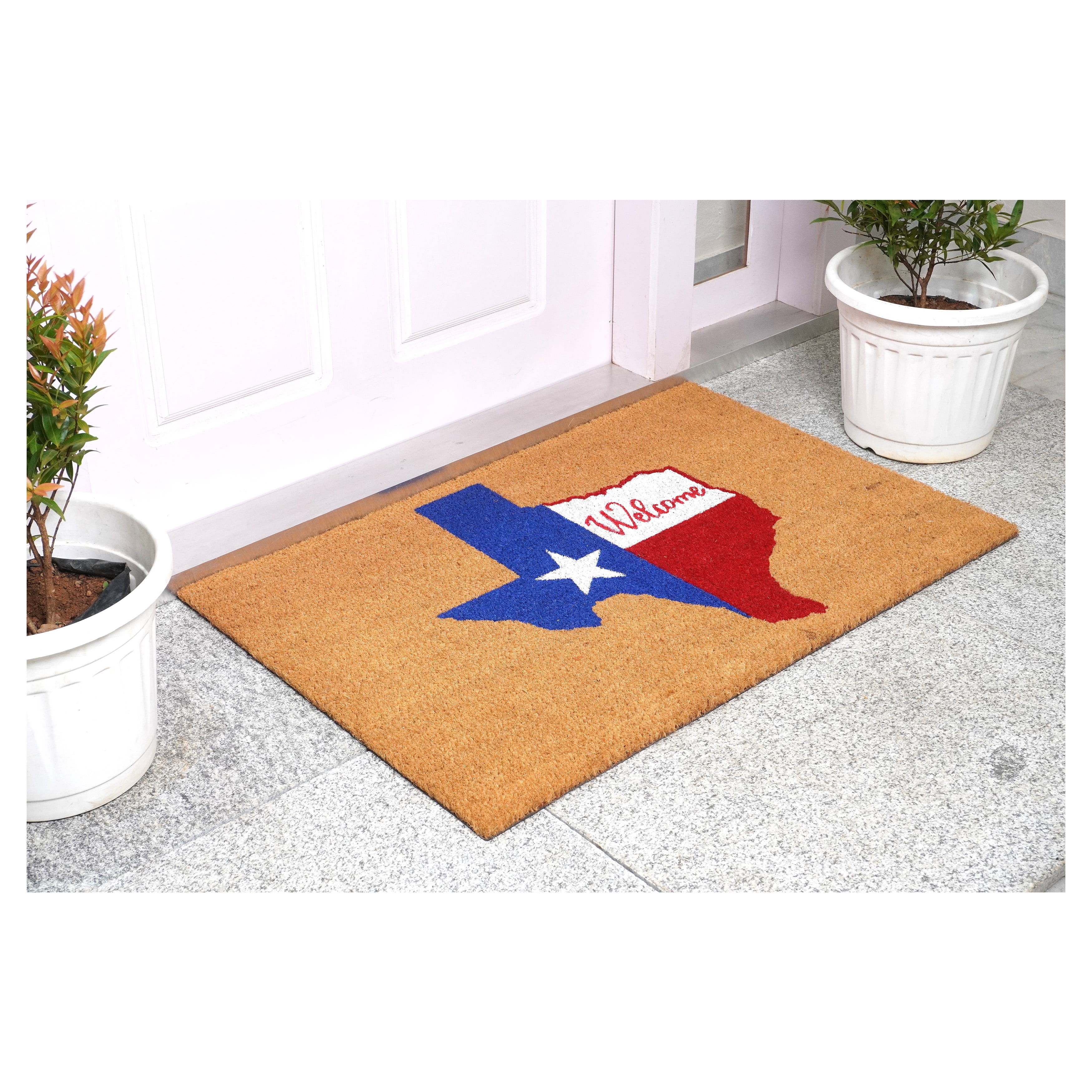 Calloway Mills 107431729 Texas Flag Doormat 17" x 29"