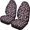 style844, variant on Universal Accessories Interior Car Auto Women Seat Front Carseats for Cover Seat Covers Seat Car 2 of Set Cancer Breast Pink