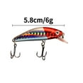 thumbnail image 3 of 3Pcs 55mm/6.5g Swivel Fishing Lure Set Plastic Worm Floating Lure, 3 of 6