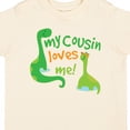 thumbnail image 4 of Inktastic My Cousin Loves Me Dinosaur Boys or Girls Toddler T-Shirt, 4 of 5