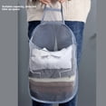 thumbnail image 2 of Cesto de Ropa Sucia Advancent Plegable Malla Gris para el Hogar, 2 of 6