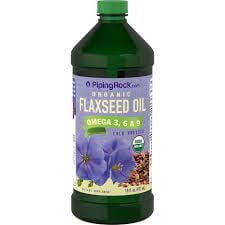 UPC 840994101969 product image for Piping Rock Organic Flaxseed Oil Omega 3, 6 & 9 Cold Pressed 16 fl. oz (473 ml)  | upcitemdb.com
