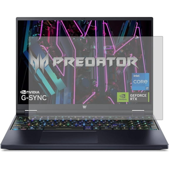 PcProfessional Screen Protector (Set of 2) for Acer Predator Helios 16 PH16-71 16" Gaming Laptop Anti Glare Anti Scratch