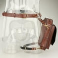 thumbnail image 1 of Cintura Cinturón Bolsa Steampunk Caballero Renacimiento Cuero artificial Gótico Marrón Hugo Bolsa de cinturón de anillo de cintura, 1 of 10