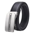 thumbnail image 1 of Guardurnaity Cinturón de negocios con hebilla automática, atemporal, sin hilos sueltos, para hombres, vaqueros, resistente a los arañazos Cinturones ocho 125cm, 1 of 6