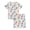 Pastel Yellow Pandas (Short sleeves & Shorts), variant on Beezizac Girls' Short Sleeve Pajama Set Cotton Slim Fit All-Over Cute Pandas Print Soft Kids Sleepwear Size 8