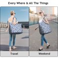 thumbnail image 4 of Daisy Women's Large Weekend Travel Bag Moving Canvas Handbag Thick Double Layer Beach Weekend Travel Unisex Hospital Maternity Delivery with Toiletry Waterproof, 4 of 5