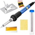 thumbnail image 1 of czcpp-- Kit de Fer à Souder Électronique avec Température Réglable, 60W, Fil à Souder, Pâte à Souder, Mini Support, 1 of 4