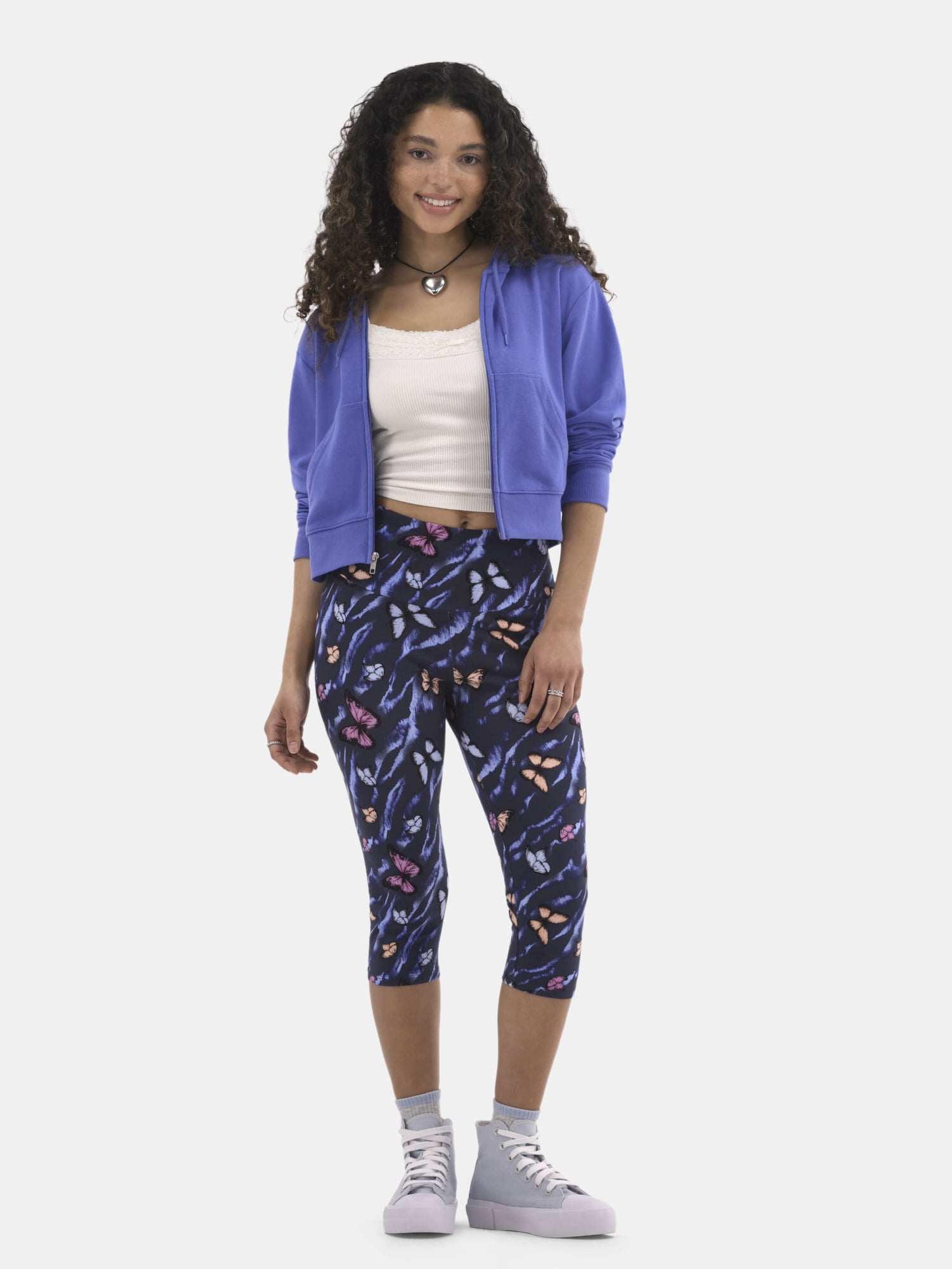 No Boundaries Capri Leggings, Women's