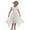 Blanc, variante sur Xuewenshw Robe d'Été Sans Manches en Dentelle Unie pour Filles Robes de Danse Vêtements en Flanelle pour Filles