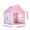 Pink, variant on Foldable Indoor Outdoor Childrens Gaming Tent, Portable Polyester Play House with Breathable Mesh Ventilation, Storage Cabin Toy Room for Dolls and Reading