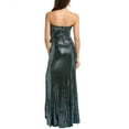 thumbnail image 2 of Theia womens  Skye Draped Strapless Gown, 14, Blue, 2 of 3