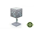 thumbnail image 4 of Minecraft Diamond Ore LED Lamp w/ 3D Diamond Sword Pull | 14-Inch Desk Lamp, 4 of 7