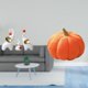 thumbnail image 2 of Esculturas De Familia De Elefantes Y Almohadas De Peluche De Calabaza. Estatuas Decorativas De Animales Y Cojines De Peluche Para Escritorio, Sofá, Dormitorio, Sala De Estar., 2 of 8