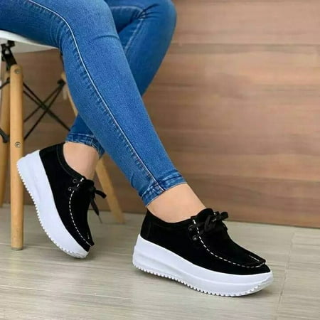 

Women Flats Leather Shoes Flat Moccasins Soft Bottom Loafers Slip Shoes