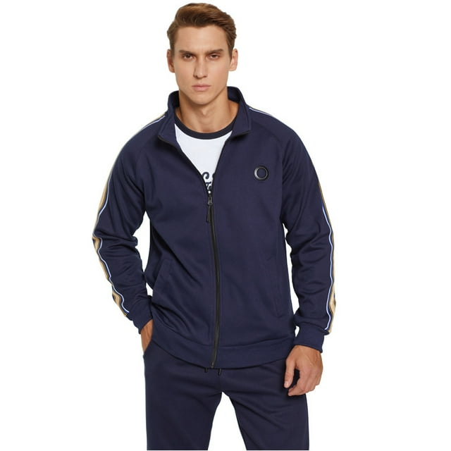 Ensemble de Survêtement de Course Athlétique pour Hommes, Décontracté, Fermeture Éclair Intégrale, Tenue de Jogging