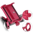 thumbnail image 1 of Tignapoo Durable Red Aluminum Alloy Bike Phone Holder with Universal Handlebar Clamp, Adjustable Width 2.4-3.9in, Easy Installation Kit Included, 1 of 6