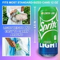 thumbnail image 4 of Skywin Silicone Can Cover - 10 Pack Can Cover can Hides Can by Disguising it as a Can of Soda Silicone Can Sleeve (Green/White), 4 of 7